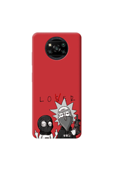 Other Xiaomi Poco X3 /X3 Pro Rick Loser Red Colored Silicone TPU Θήκη