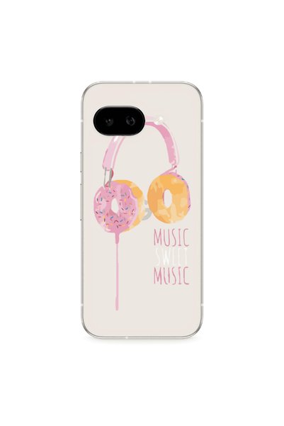 Other Google PIXEL 9A Donut earphone Transparent Silicone TPU Θήκη