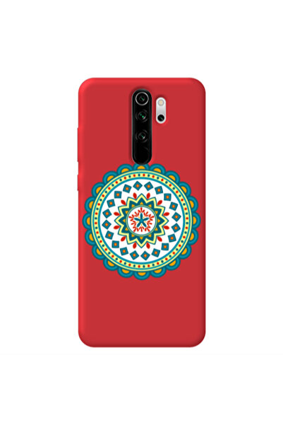 Other Xiaomi Redmi Note 8 Pro Mandala D11 Red Colored Silicone TPU Θήκη