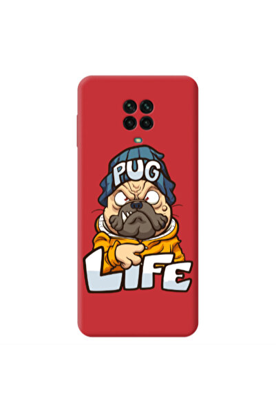 Other Xiaomi Redmi Note 9 Pro Pug Life 2 Red Colored Silicone TPU Θήκη