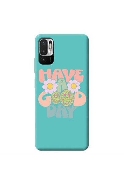 Other Xiaomi Redmi Note 10 Pro 5G Have A Good day Turquoise Colored Silicone ...