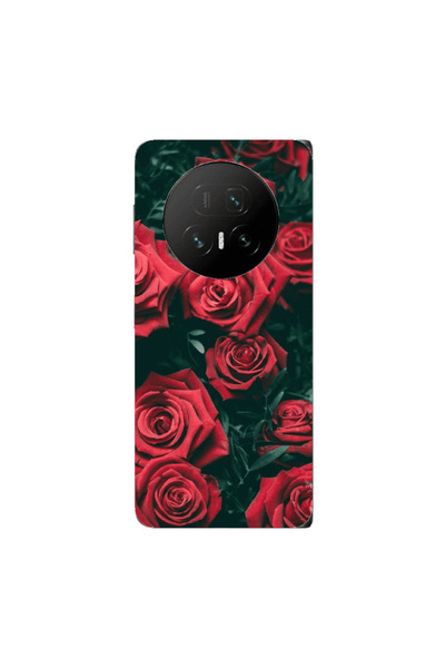 Other Honor Magic V5 Red Roses Transparent Silicone TPU Θήκη