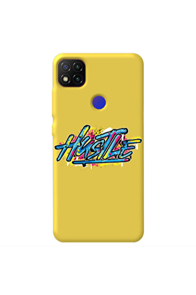 Other Xiaomi Redmi 9c Hustle Yellow Colored Silicone TPU Θήκη