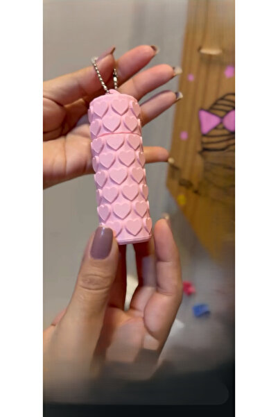 DU&ER Husă pentru balsam de buze cu model trifoi, cutie de protecție și breloc