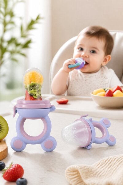 Generic 1Pc Silicone Fruit Feeder Pacifier Teether Self Feeding Anti Choking ...