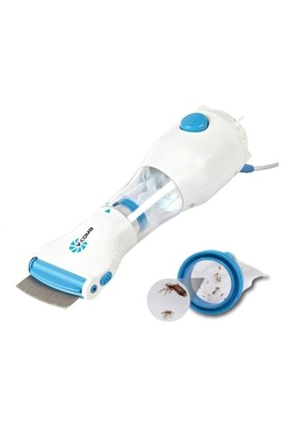 OEM Pieptene anti-păduchi V-Comb, design ergonomic, culoare albă, set complet