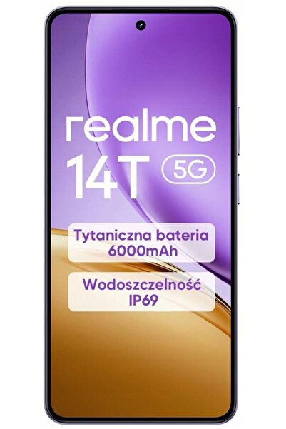 realme 14T 5G 8/256GB Dual SIM NFC AMOLED Smartphone – Mov