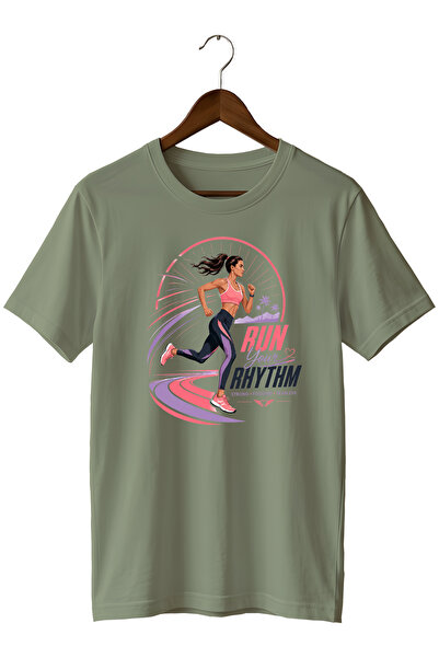 WİDİ Runner Printed Training T-Shirt Sports T-Shirt