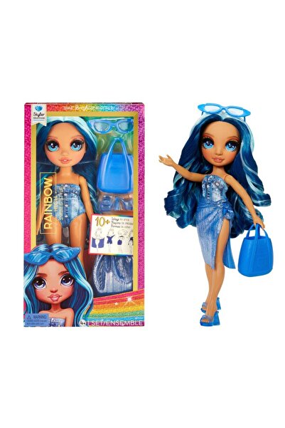 MGA Entertainment Κούκλα Rainbow High Μόδα Στυλ Κολύμβησης Μπλε (507307-EUC)