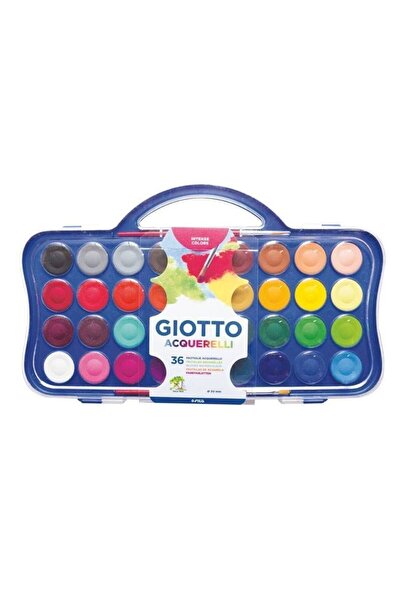 Giotto Ακουαρέλες 36 Χρώματα Με Πινέλο (000353600)