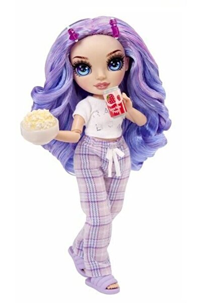 MGA Entertainment Κούκλα Rainbow High Junior High για Πάρτι με Πιτζάμες, Βιολ...