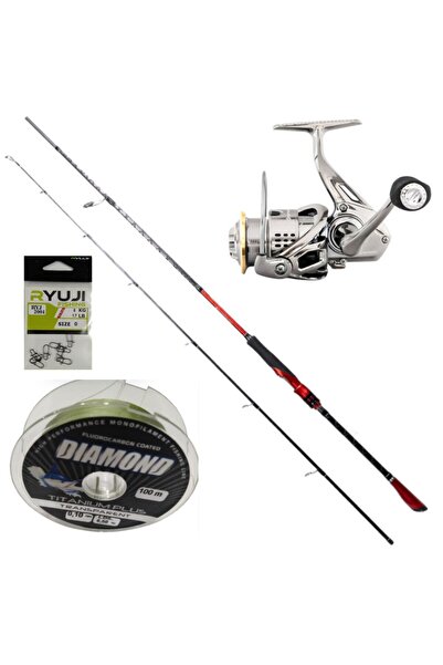 Remixon Prestige Red 210 CM 4-32 GR Karbon Kamış - Prestige 2000S 5+1 BB Maki...