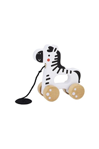 Tooky Toy Tooky Ξύλινη Ζέβρα που έχεις να την έλξεις (TJ010)