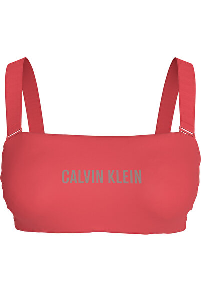 Calvin Klein Kadın Askılı Bandeau Pembe Bikini Üstü