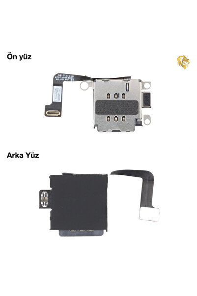 ARSKİNG İphone 15 Sim Konnektörü Çift Anakart sim okuyucu soketi sim kart yuv...
