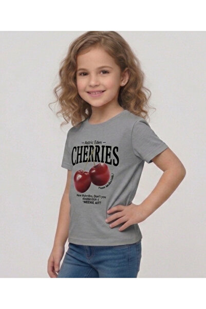COHERENT Tricou pentru copii unisex CHERIES, din bumbac supradimensionat, cu ...