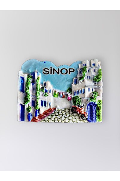 Mundy SİNOP Polyester Kabartmalı Magnet 6,5x5 cm Dekoratif Hediyelik Buzdolab...