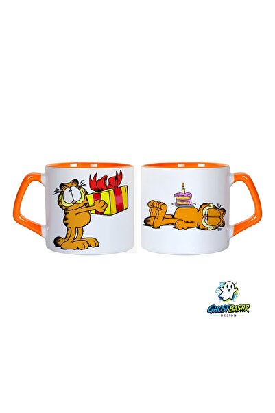 Ghostbastır Design Garfield Birthday Mug |   Single Piece 0765