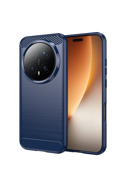 Techsuit Husă pentru Honor Magic8 Pro - Silicon Carbon - Albastru