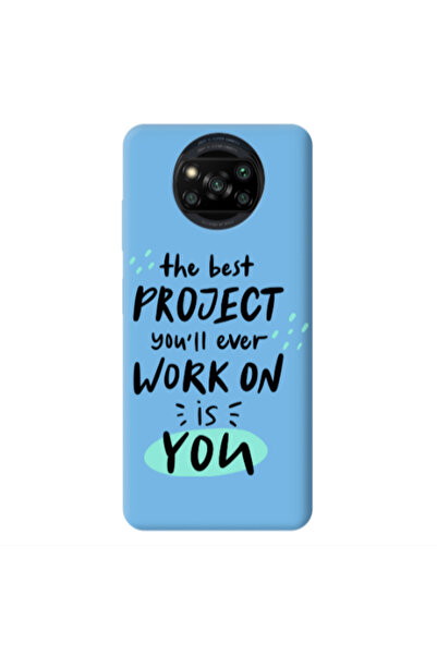 Other Xiaomi Poco X3 /X3 Pro The Best Project Blue Colored Silicone TPU Θήκη