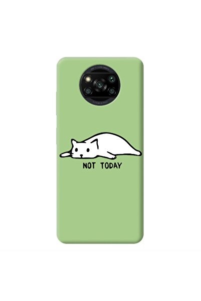 Other Xiaomi Poco X3 /X3 Pro Not Today Light Green Colored Silicone TPU Θήκη