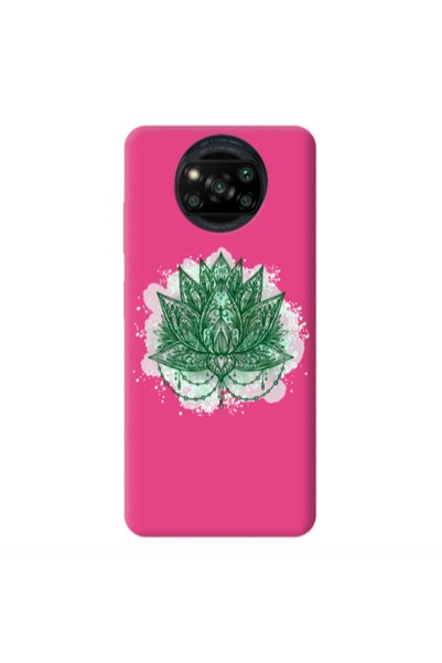 Other Xiaomi Poco X3 /X3 Pro Witch leaf Fuchsia Colored Silicone TPU Θήκη