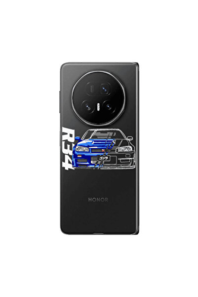 Other Honor Magic V5 Blue R34 Transparent Silicone TPU Θήκη
