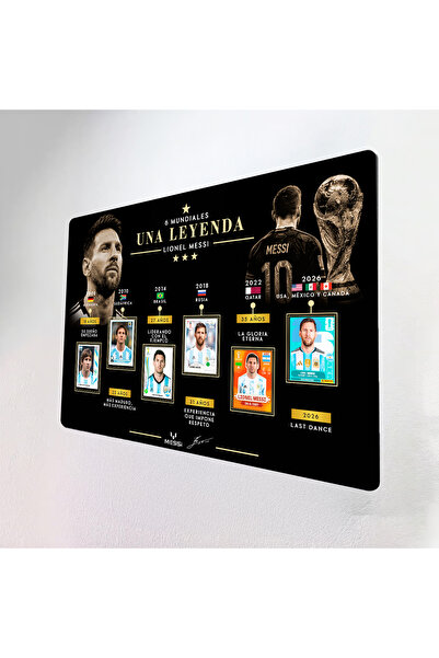 FLASHCARD Pictură pe sticlă acrilică Messi Excellence