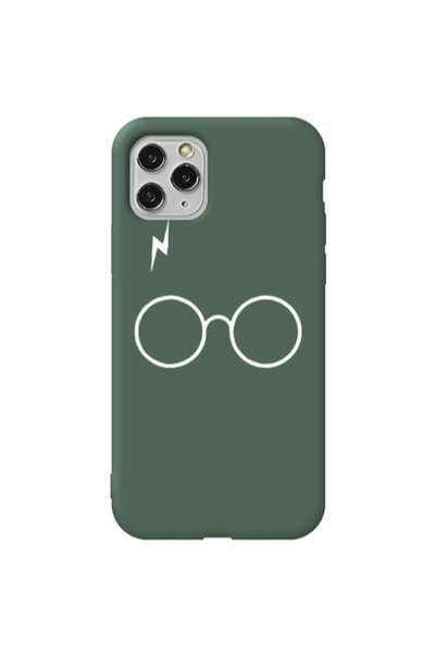 Other Apple iPhone 11 Pro glasses Dark Green Colored Silicone TPU Θήκη