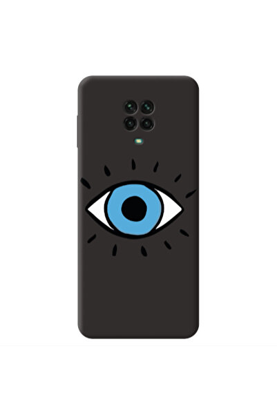 Other Xiaomi Redmi Note 9 Pro Shining Eye Black Colored Silicone TPU Θήκη