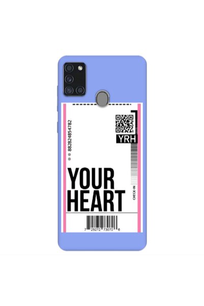Other Samsung A21S Your Heart YRH Light Purple Colored Silicone TPU Θήκη