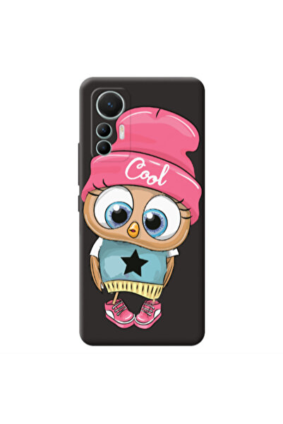 Other Xiaomi Mi 12 Lite Cool Star Black Colored Silicone TPU Θήκη