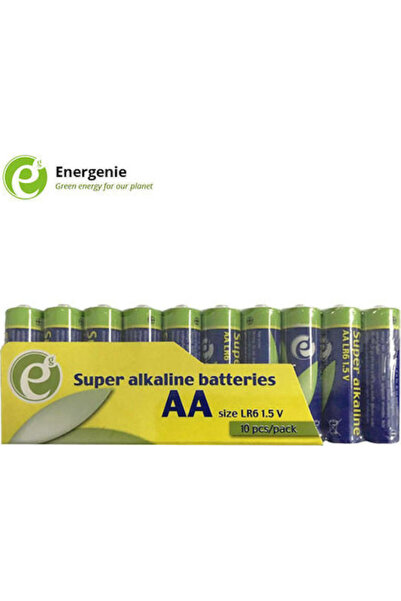 Energenie 10 τεμάχια Αλκαλικές Μπαταρίες AA Σούπερ 1.5V Κωδικός: EG-BA-AASA-01