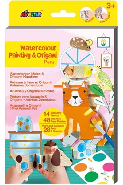 AVENİR Watercolour & Origami Pets | Creative Indoor Fun, Ages 3+