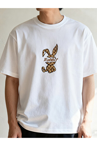 SAUDI Men and Women's 100% Cotton T-Shirt - Oversized Crew Neck Short Sleeve ...
