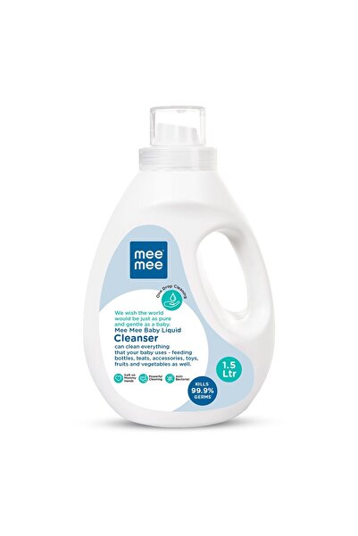 mee mee Liquid Cleanser 1.5 L Anti-Bacterial for Bottles, Nipples, Accessorie...