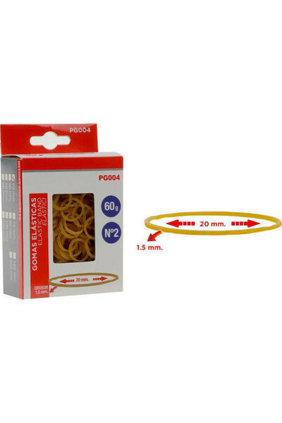 Other Μαντρίδα Πάπελ Λαστιχάκι Νο2 Καφέ Ø20mm 60γρ Κωδικός: PG004