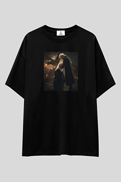 UmbraWear Majica iz serije Kuća zmaja | Unisex 100% pamuk, tiskani dizajn po ...