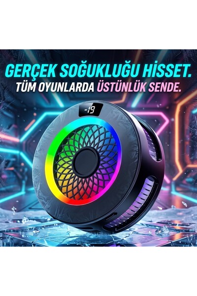 wiks Batarya Koruyucu Akıllı Telefon Fanı - Yeni Nesil Sessiz Soğutma Çipi