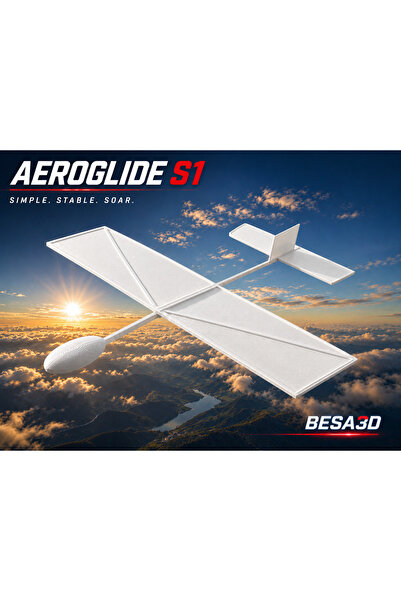 AeroGlide S1 Oyuncak Uçak| Hafif Köpüksüz Uçak | Açık Hava Oyuncağı