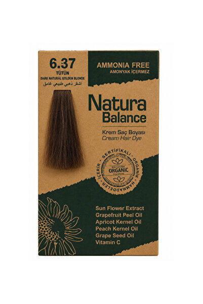 NATURABALANCE Natura Balance Tütün 6.37 Krem Saç Boyası