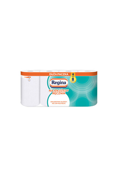 Regina Prosop de hartie Regina, set 4 role, 2 straturi, alb, 21 g/m²