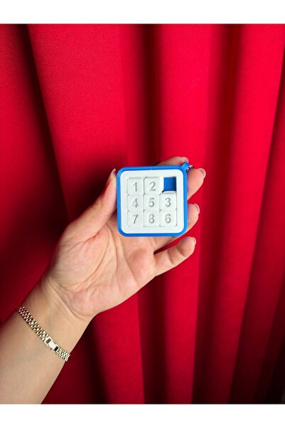 Muhacir Puzzle Keychain – Mini 3X3 Sliding Pocket-Sized Logic Game
