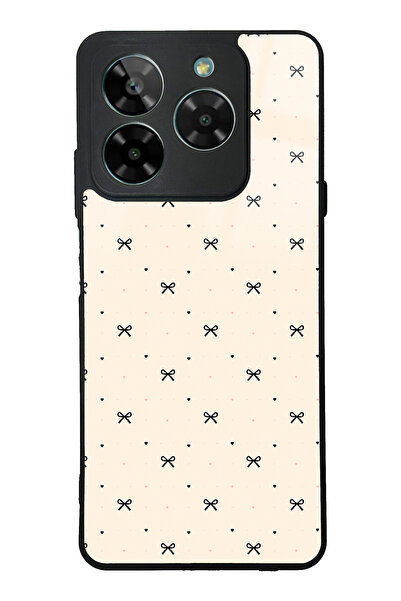 Spoyi Gm Era 50 Bej Coquette Pattern Tasarımlı Glossy Telefon Kılıfı