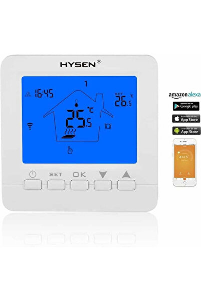 HYSEN HY02-B05 Έξυπνος Ψηφιακός Θερμοστάτης με Wi-Fi