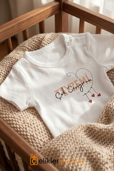 ÇELİKLER HEDİYE قميص أطفال مطبوع عليه I Love My Auntie Very Much، مصنوع من ال...