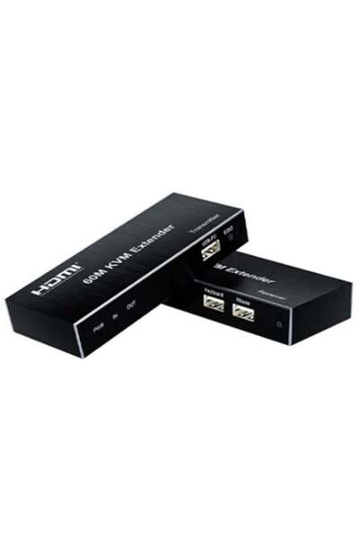 Novacom NVC-KVM60 4K 60 Metre HDMI+USB+IR To Cat6 Kvm Extender
