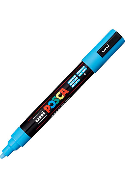 POSCA PC-5M Μαρκαδόρος Σχεδίου 2.5mm Ανοιχτό Μπλε