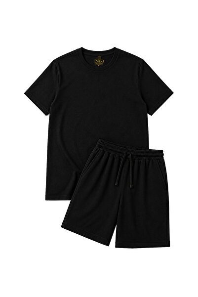 Espina Premium Regular %100 Cotton Basic Shorts Set