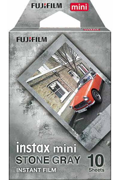 Fujifilm Έγχρωμη Φιλμ Άμεσης Εκτύπωσης Instax Mini (10 Εκθέσεις) Γκρι Πέτρινο...
